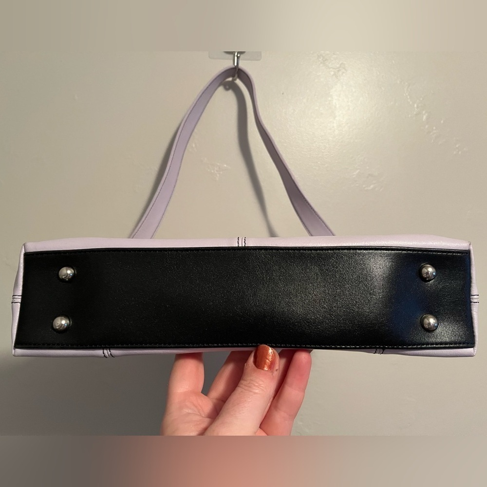 Daniel Joseph Leather Purple Pastel Shoulder Bag - Picture 13 of 16